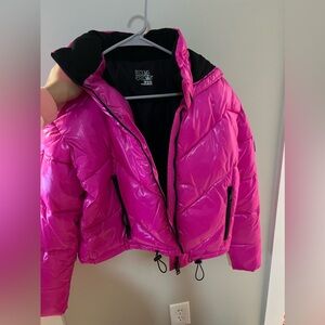 Hot Pink Winter Puffer